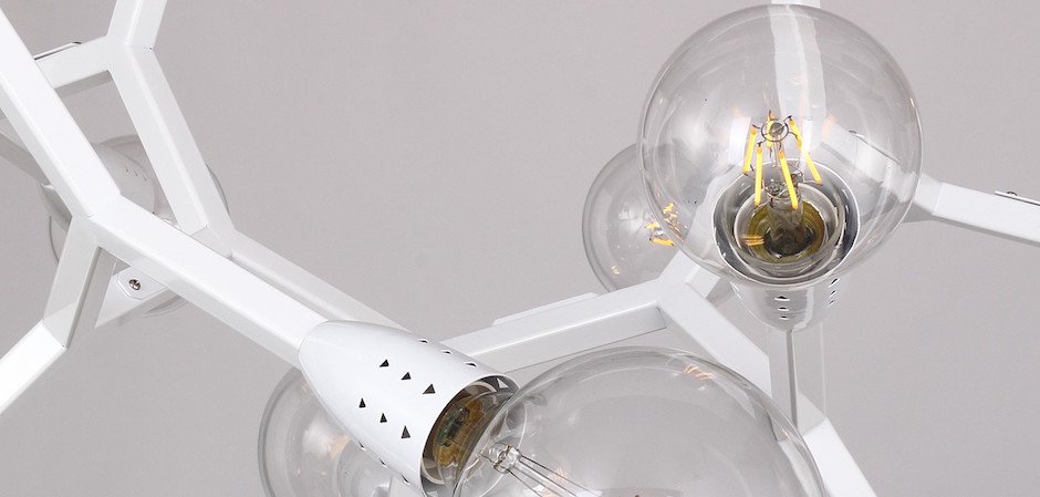 Люстра Polygon Chandelier 6 White Люстра Polygon Chandelier 6 White - Loft-Concept в Орле