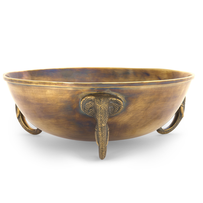 Чаша Eichholtz Bowl Maharaja brass Винтажная латунь в Орле | Loft Concept 