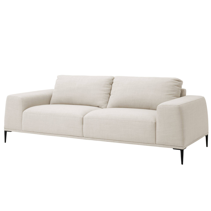 Диван Eichholtz Sofa Montado natural Молочный Черный Диван Eichholtz Sofa Montado natural Молочный Черный в Орле | Loft Concept