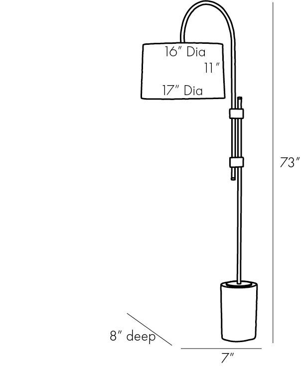 Торшер Arteriors ILY FLOOR LAMP Торшер Arteriors ILY FLOOR LAMP в Орле