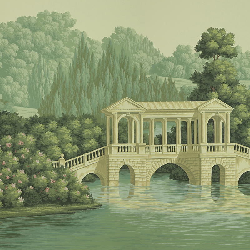 Обои ручная роспись English Landscape Verdoyant on scenic paper Обои ручная роспись English Landscape Verdoyant on scenic paper в Орле | Loft Concept