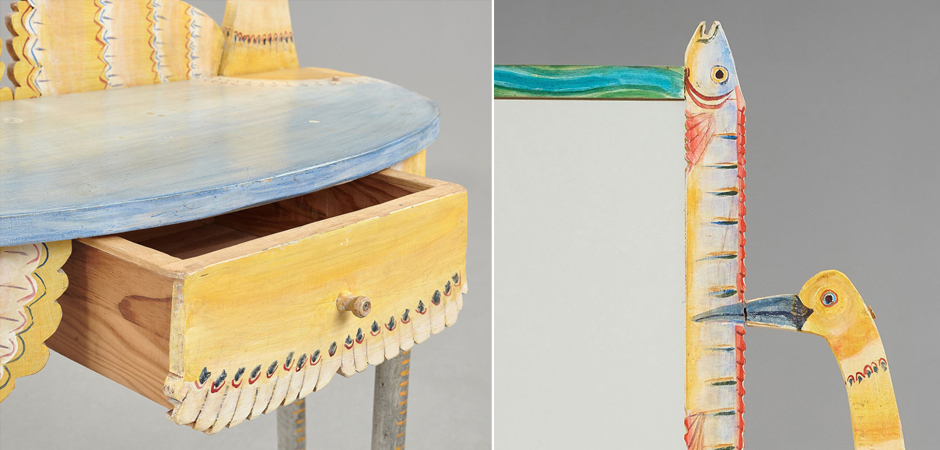 Туалетный Столик Painted Wood Dressing Table - Loft-Concept в Орле