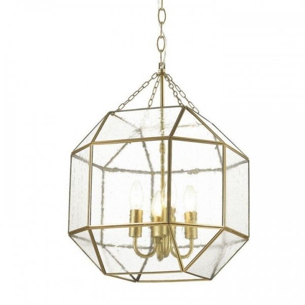 Подвесной светильник Glass & Metal Cage Pendant Gold 4 Глянцевое золото Подвесной светильник Glass & Metal Cage Pendant Gold 4 Глянцевое золото в Орле | Loft Concept