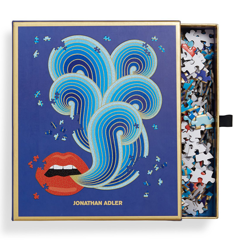 Пазлы LIPS SHAPED PUZZLE Jonathan Adler Мульти Темно-синий Пазлы LIPS SHAPED PUZZLE Jonathan Adler Мульти Темно-синий в Орле | Loft Concept