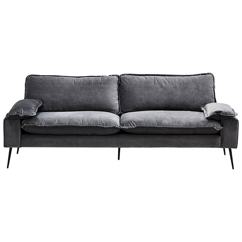 Диван Hilario Sofa Графит Черный Диван Hilario Sofa Графит Черный в Орле | Loft Concept