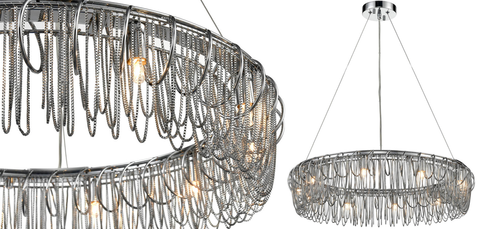 Люстра Spiral & Chains Chrome Circle Люстра Spiral & Chains Chrome Circle - Loft-Concept в Орле
