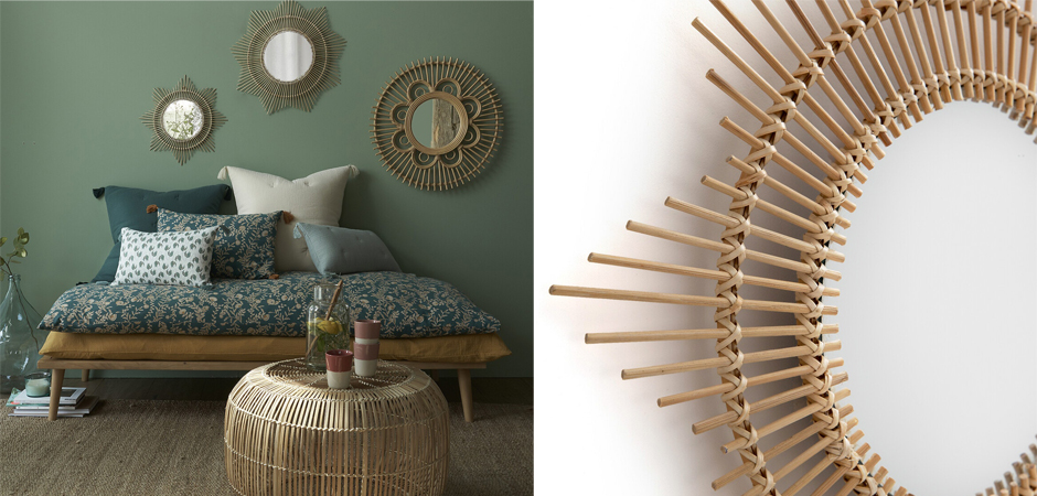 Зеркало Mirror Bamboo D45 Зеркало Mirror Bamboo D45 - Loft-Concept в Орле