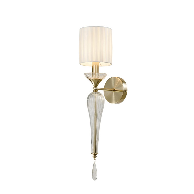 Бра Torch Brass с Абажуром Белый Латунь Бра Torch Brass с Абажуром Белый Латунь в Орле | Loft Concept
