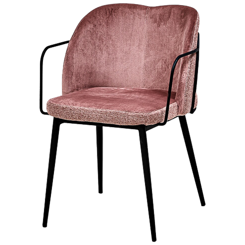 Стул Raymond Stool pink Дымчатая Роза Черный Стул Raymond Stool pink Дымчатая Роза Черный в Орле | Loft Concept