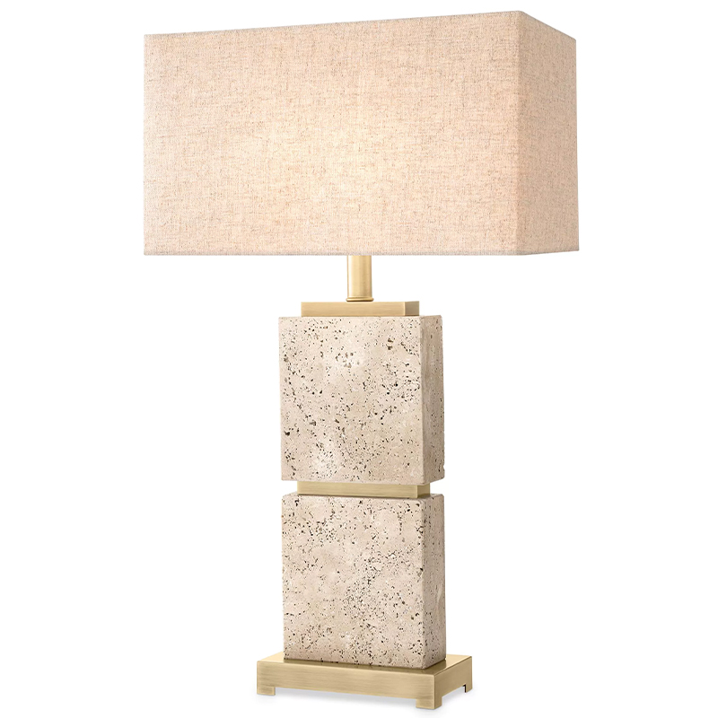 Настольная лампа Eichholtz Table Lamp Newton L Бежево-серый Латунь Настольная лампа Eichholtz Table Lamp Newton L Бежево-серый Латунь в Орле | Loft Concept