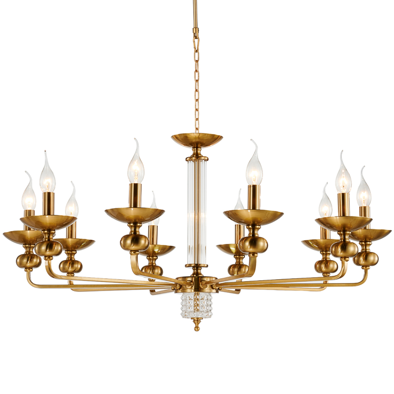 Люстра Adilin Chandelier 91 Бронза Прозрачный Люстра Adilin Chandelier 91 Бронза Прозрачный в Орле | Loft Concept