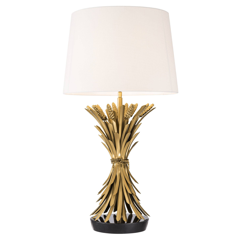 Настольная лампа Eichholtz Table Lamp Bonheur Золотой Белый Черный Настольная лампа Eichholtz Table Lamp Bonheur Золотой Белый Черный в Орле | Loft Concept
