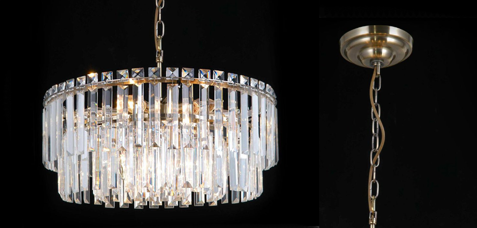Люстра Odeon Chandelier Прозрачное Стекло Люстра Odeon Chandelier Прозрачное Стекло - Loft-Concept в Орле