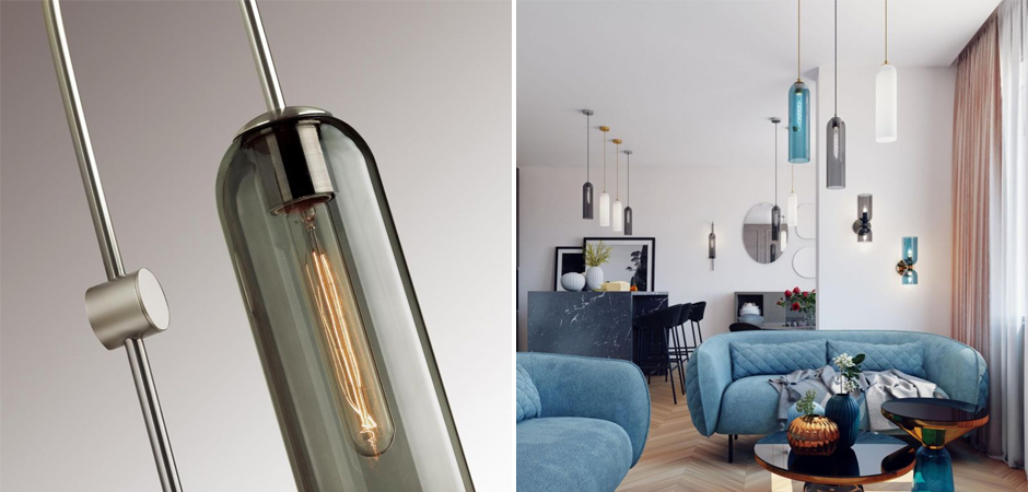 Бра Articolo c дымчатым стеклом Бра Articolo c дымчатым стеклом - Loft-Concept в Орле