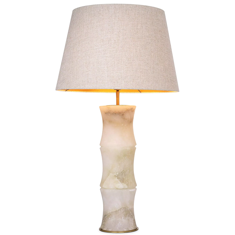 Настольная лампа Eichholtz Table Lamp Bonny Alabaster Латунь Бежевый Бежево-серый Настольная лампа Eichholtz Table Lamp Bonny Alabaster Латунь Бежевый Бежево-серый в Орле | Loft Concept