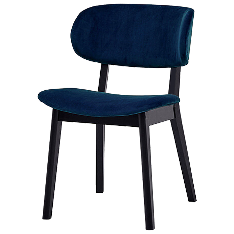Стул Mungan Stool blue Черный Сапфирово-синий Стул Mungan Stool blue Черный Сапфирово-синий в Орле | Loft Concept