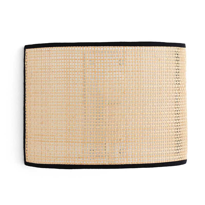 Бра Ottar Wicker Bamboo Cane beige black Бежевый Черный Бра Ottar Wicker Bamboo Cane beige black Бежевый Черный в Орле | Loft Concept