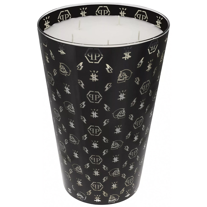 Свеча Philipp Plein Candle Monogram XL Черный Белый Свеча Philipp Plein Candle Monogram XL Черный Белый в Орле | Loft Concept