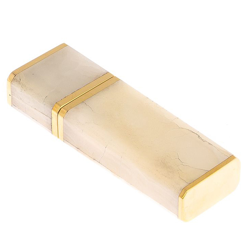 Флешка на 32 гб из натурального камня Оникс Stone Flash Drive Бежевый Золотой Флешка на 32 гб из натурального камня Оникс Stone Flash Drive Бежевый Золотой в Орле | Loft Concept