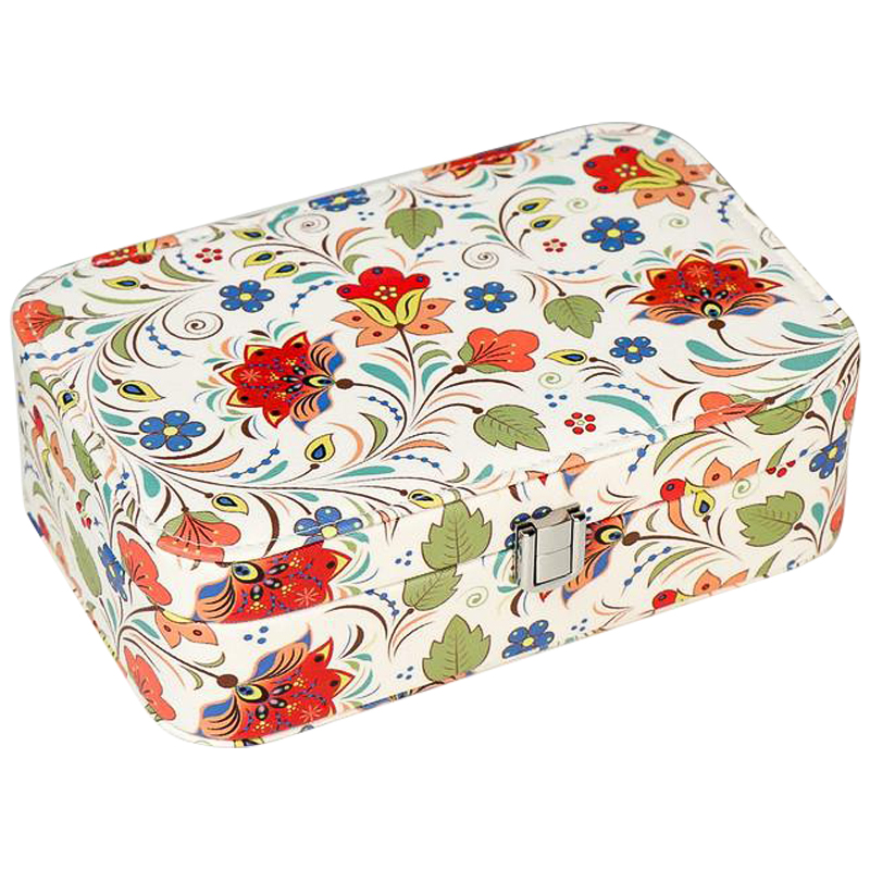 Шкатулка Multicilored Floral Pattern Jewerly Organizer Box Мульти Шкатулка Multicilored Floral Pattern Jewerly Organizer Box Мульти в Орле | Loft Concept
