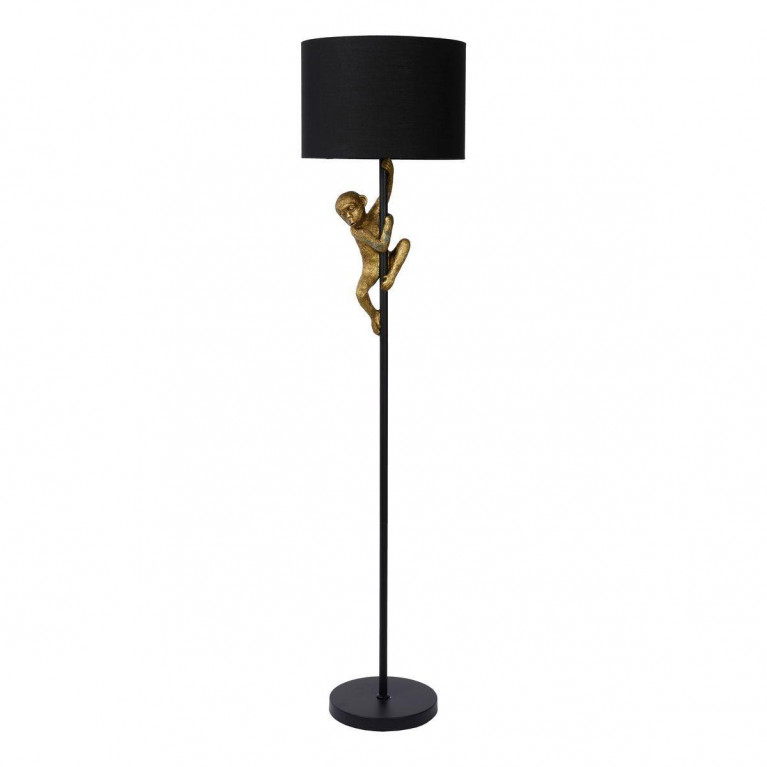 Торшер Climbing Monkey floor lamp Черный Золотой Торшер Climbing Monkey floor lamp Черный Золотой в Орле | Loft Concept