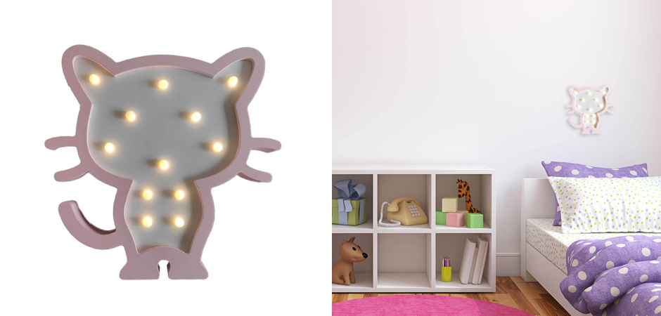 Детский ночник Розовый котенок Детский ночник Розовый котенок - Loft-Concept в Орле