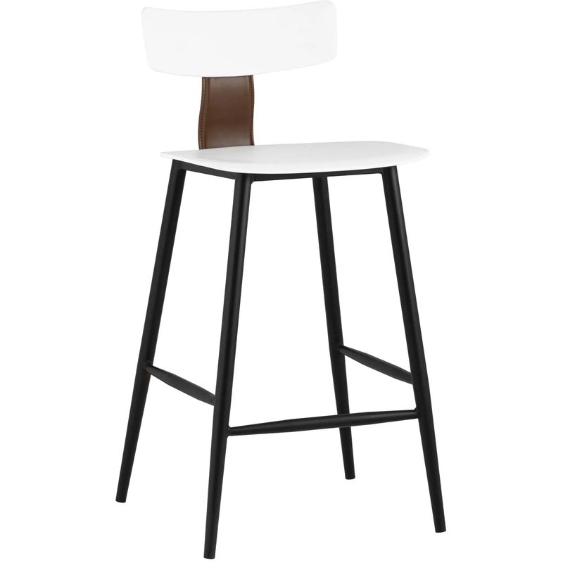 Стул Барный ANT White Eco-Leather набор Белый Коричневый Черный в Орле | Loft Concept 