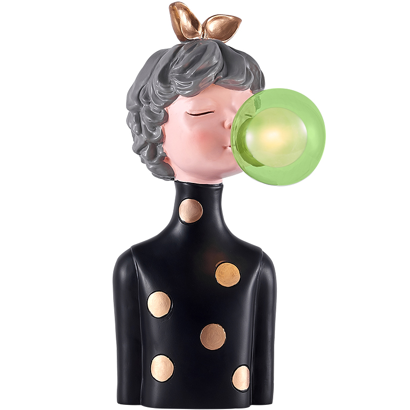 Настольная лампа Bubble Gum Table Lamp green Мульти в Орле | Loft Concept 
