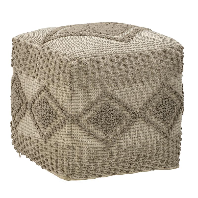 Пуф Kelim Pattern Beige Бежево-серый в Орле | Loft Concept 