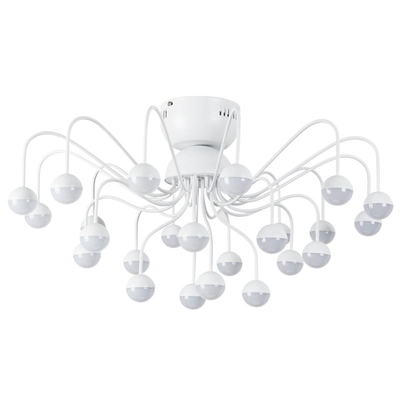 Потолочная люстра Vilelme Chandelier white Белый Потолочная люстра Vilelme Chandelier white Белый в Орле | Loft Concept