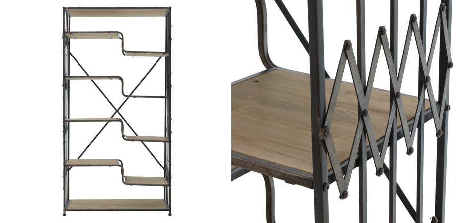 Стеллаж Metal Geometry Parallel Lines Стеллаж Metal Geometry Parallel Lines - Loft-Concept в Орле