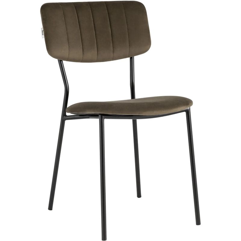 Стул Singer Chair без подлокотника Коричневый Велюр Коричневый Черный Стул Singer Chair без подлокотника Коричневый Велюр Коричневый Черный в Орле | Loft Concept