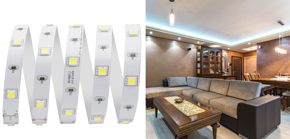 Комплект светодиодной ленты 7,2W/m 30LED/m 5050SMD холодный белый 5M Комплект светодиодной ленты 7,2W/m 30LED/m 5050SMD холодный белый 5M - Loft-Concept в Орле