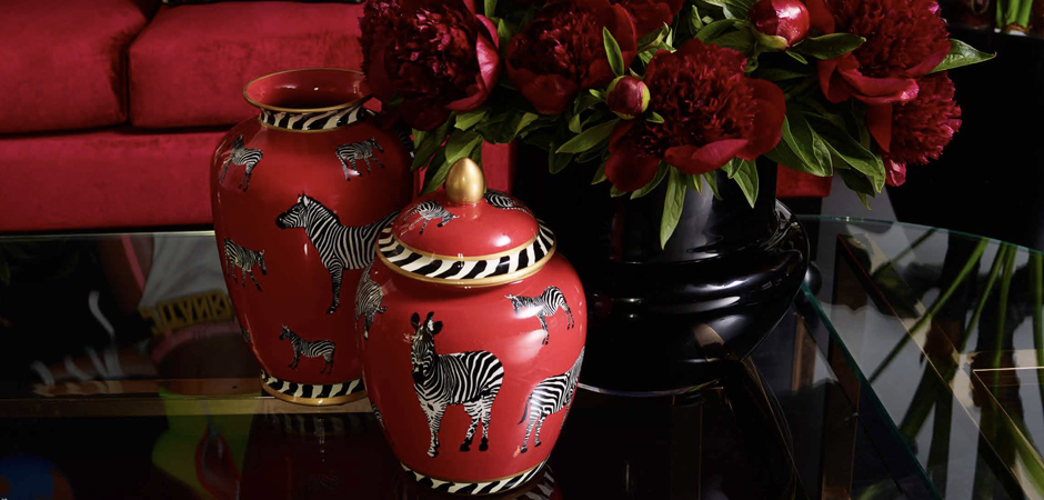 Ваза с крышкой VASE ZEBER URN Ваза с крышкой VASE ZEBER URN - Loft-Concept в Орле