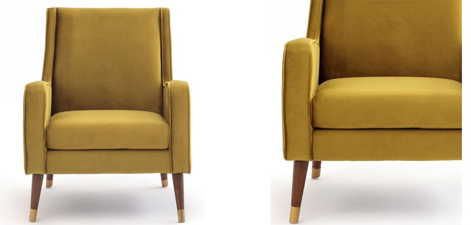 Кресло Classic Furniture горчичный Кресло Classic Furniture горчичный - Loft-Concept в Орле