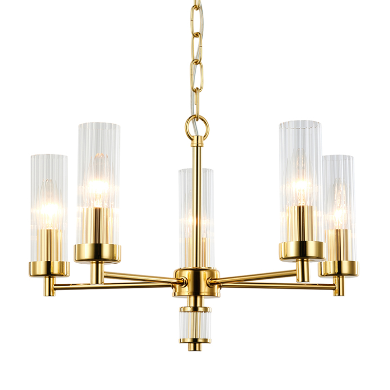 Люстра Jeanette Chandelier Gold 46 Глянцевое золото Прозрачный Люстра Jeanette Chandelier Gold 46 Глянцевое золото Прозрачный в Орле | Loft Concept