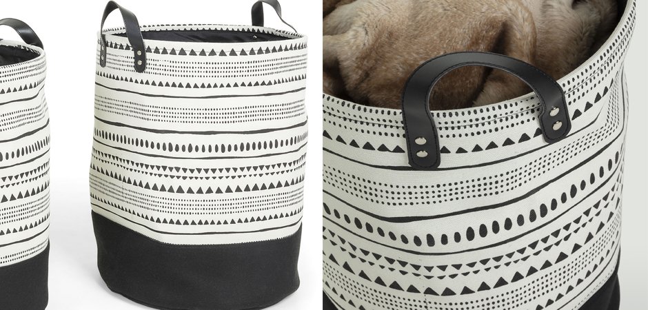 Комплект корзин Black and White Wedges Комплект корзин Black and White Wedges - Loft-Concept в Орле