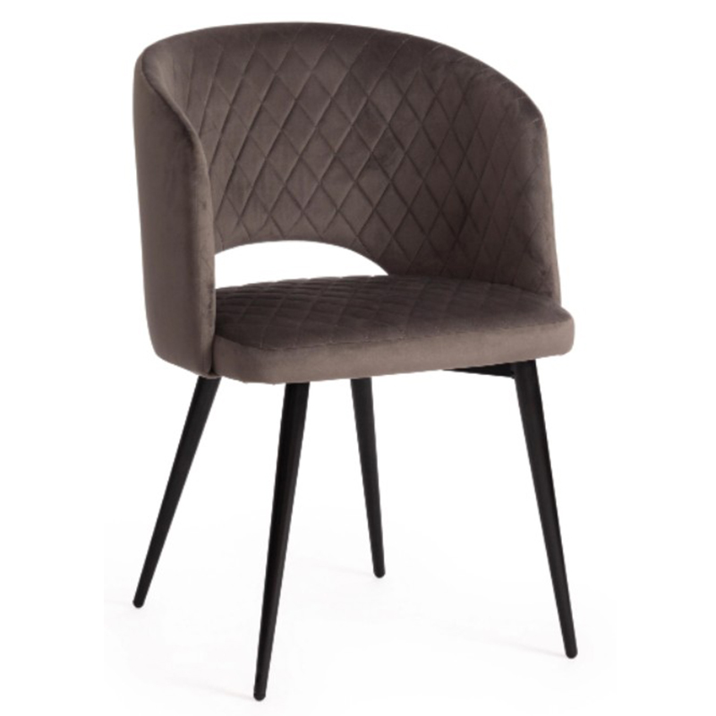 Стул Janice Grey Chair Серый (Gray) Черный в Орле | Loft Concept 