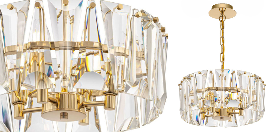 Люстра Ruby Crystal Chandelier Gold 38 Люстра Ruby Crystal Chandelier Gold 38 - Loft-Concept в Орле