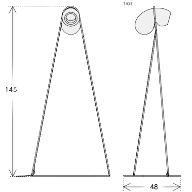 Торшер White glass trap floor lamp Торшер White glass trap floor lamp в Орле