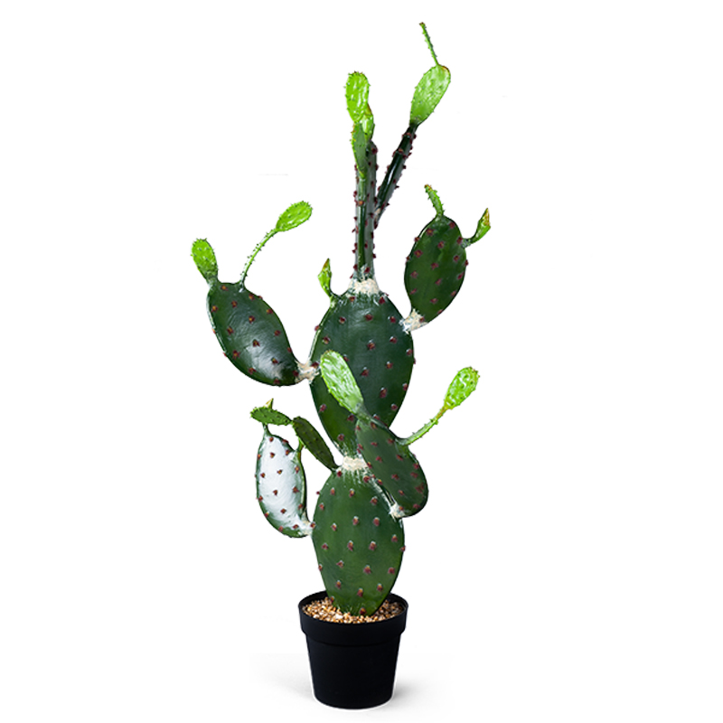 Декоративный искусственный цветок Opuntia Cactus Зеленый в Орле | Loft Concept 