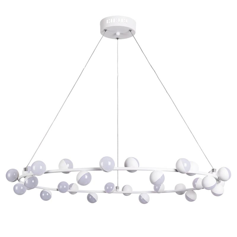 Люстра Vilelme Chandelier white 80 Белый Люстра Vilelme Chandelier white 80 Белый в Орле | Loft Concept