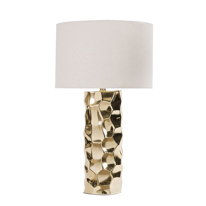 Настольная лампа Abernathy Table lamp Глянцевое золото Белый Настольная лампа Abernathy Table lamp Глянцевое золото Белый в Орле | Loft Concept