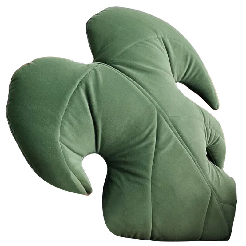 Декоративная подушка Botanical Cushion Monstera Зеленый Декоративная подушка Botanical Cushion Monstera Зеленый в Орле | Loft Concept