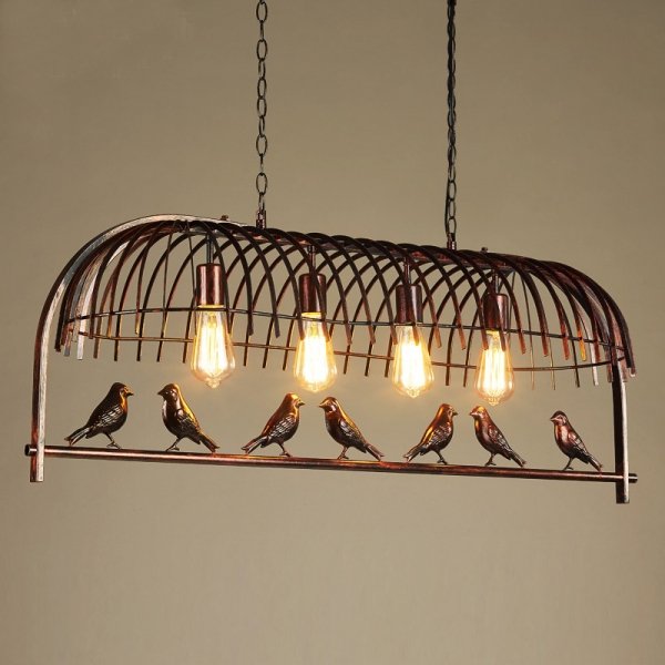 Люстра Bird Trough Pendant Коричневый Люстра Bird Trough Pendant Коричневый в Орле | Loft Concept