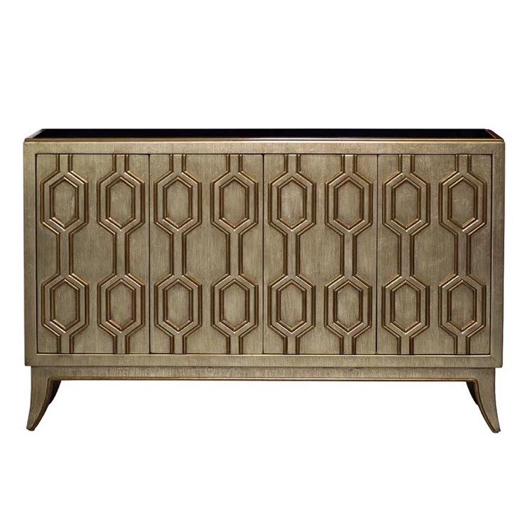 Комод Wedford Pattern Commode Черный Античная Бронза Комод Wedford Pattern Commode Черный Античная Бронза в Орле | Loft Concept