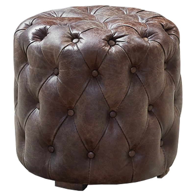 Пуф Loft Leather Buttons Коричневый Пуф Loft Leather Buttons Коричневый в Орле | Loft Concept