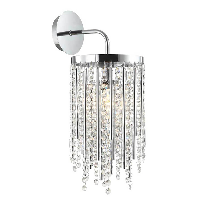 Бра Crystal Wind Chimes Chrome Wall Lamp Хром Прозрачный Бра Crystal Wind Chimes Chrome Wall Lamp Хром Прозрачный в Орле | Loft Concept