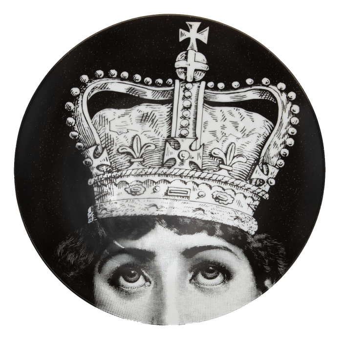 Декоративная тарелка Fornasetti 004 Черный Декоративная тарелка Fornasetti 004 Черный в Орле | Loft Concept