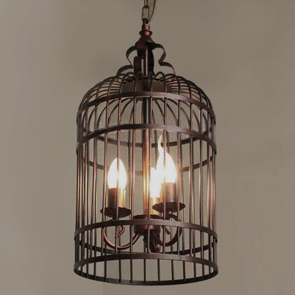 Люстра BIRDCAGE BROWN 26 Коричневый винтаж Люстра BIRDCAGE BROWN 26 Коричневый винтаж в Орле | Loft Concept